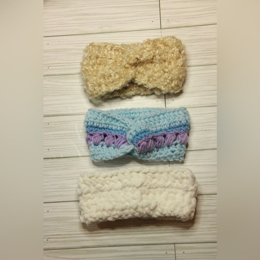 Crochet Baby Headbands | 3 Choices
